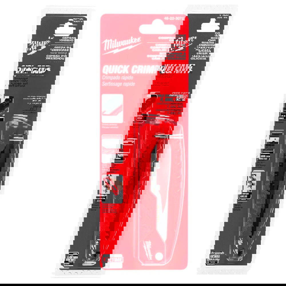 Crimpers; Handle Style: Ergonomic ; Type: Coax Compression Crimper ; Crimper Type: Coax ; Maximum Wire Gauge: 45 ; Capacity: 45 mm ; Handle Material: Rubber